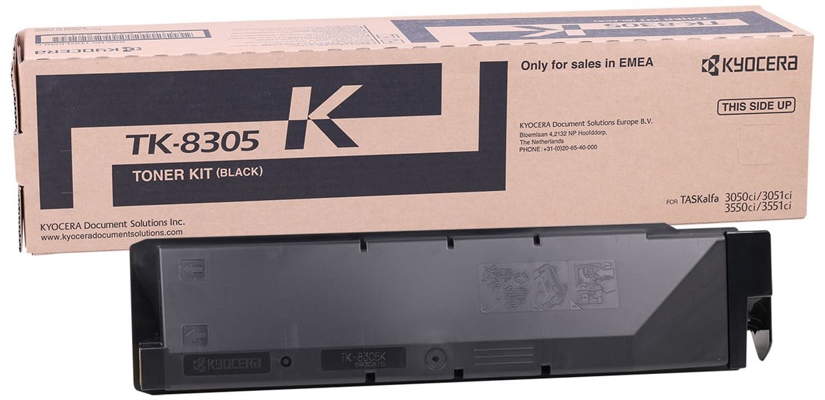 Kyocera Mita TK-8305 Orjinal Siyah Toner 3050ci-3550ci-3051ci