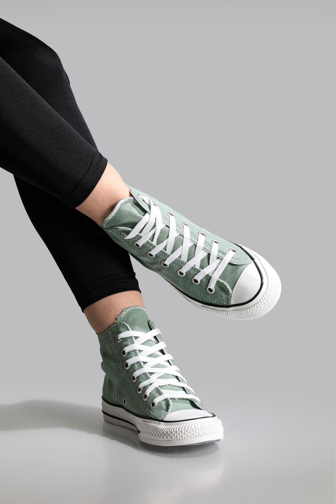 Beınsteps Boğazlı Keten Converse Mint Yeşil Unisex Spor Ayakkabı 201 |  Ayakkabı City