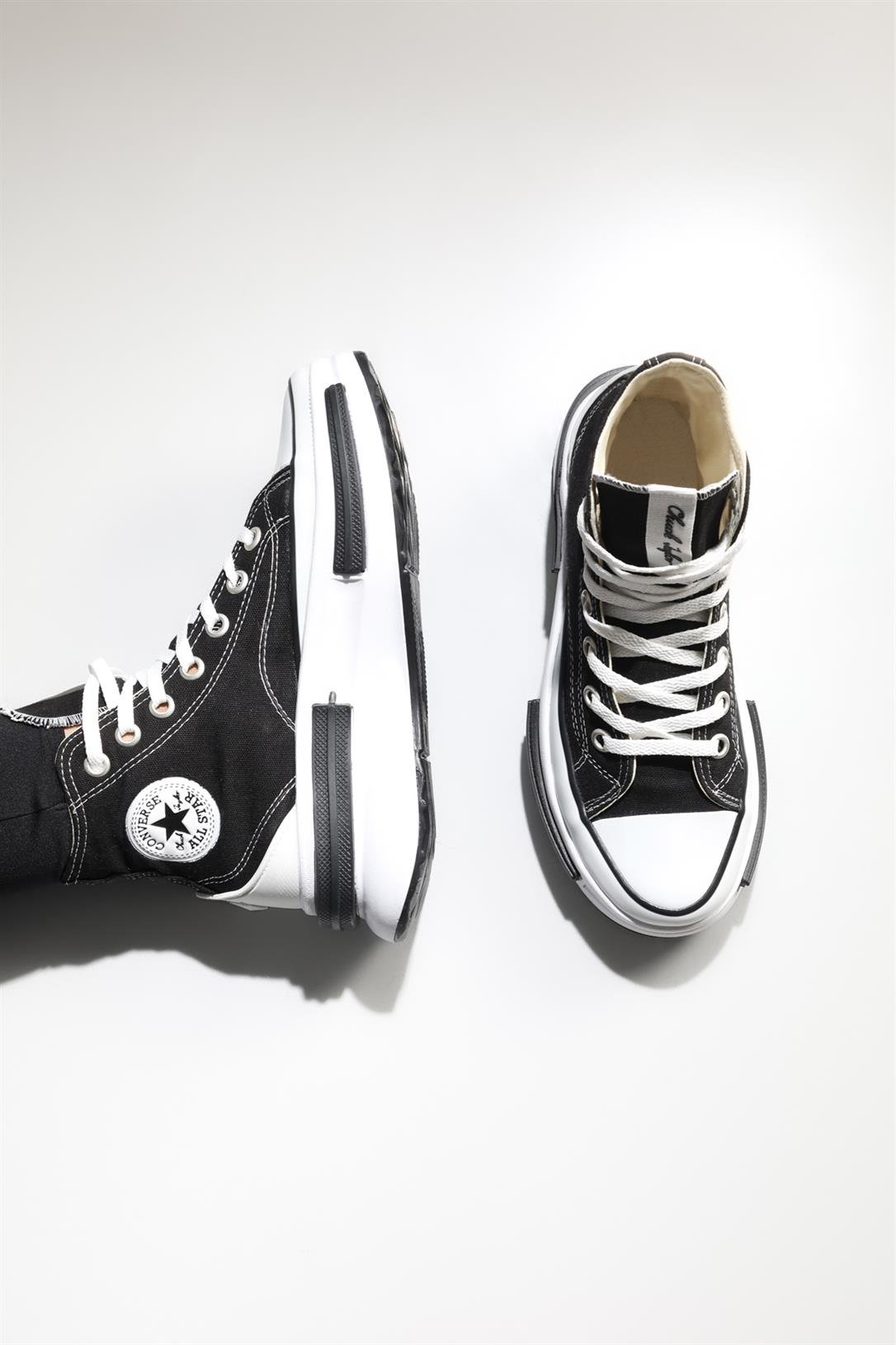 Beınsteps Boğazlı Keten Converse Siyah Unisex Spor Ayakkabı CX | Ayakkabı  City