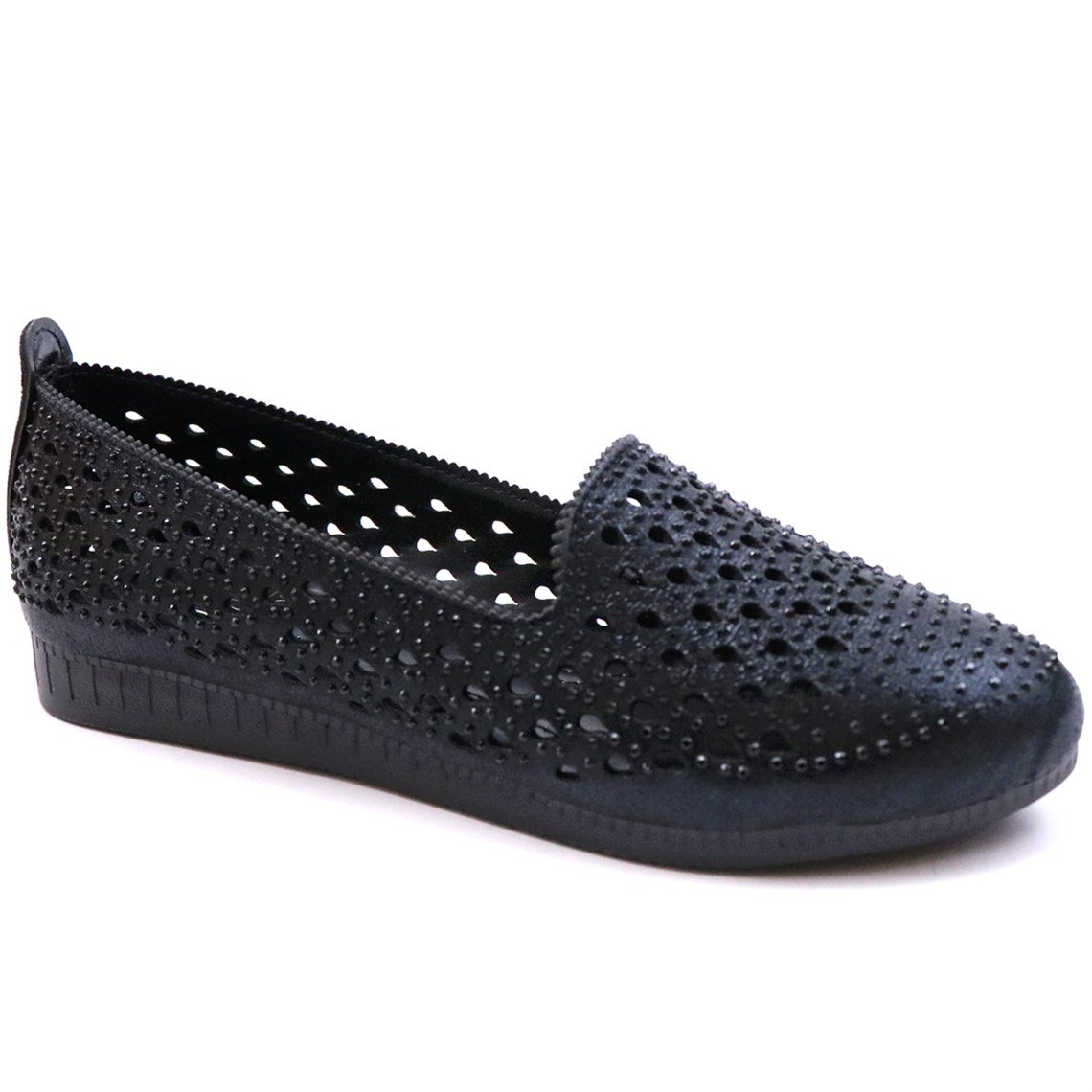 HASFEN Abiye Babet Siyah Kadın Ayakkabı K-55 | Ayakkabı City