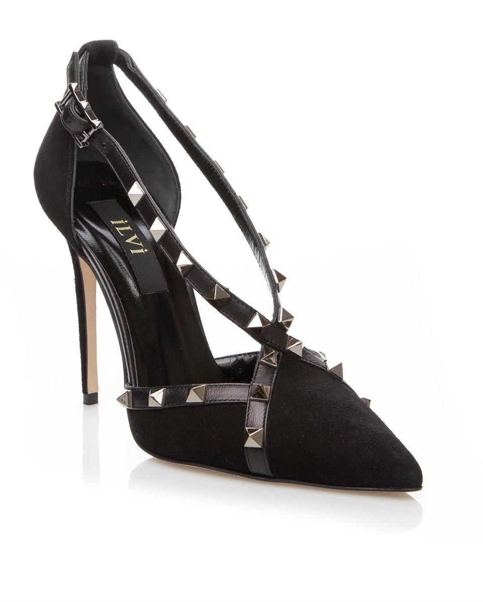 Bailey Ankle Strap Pumps - Suede