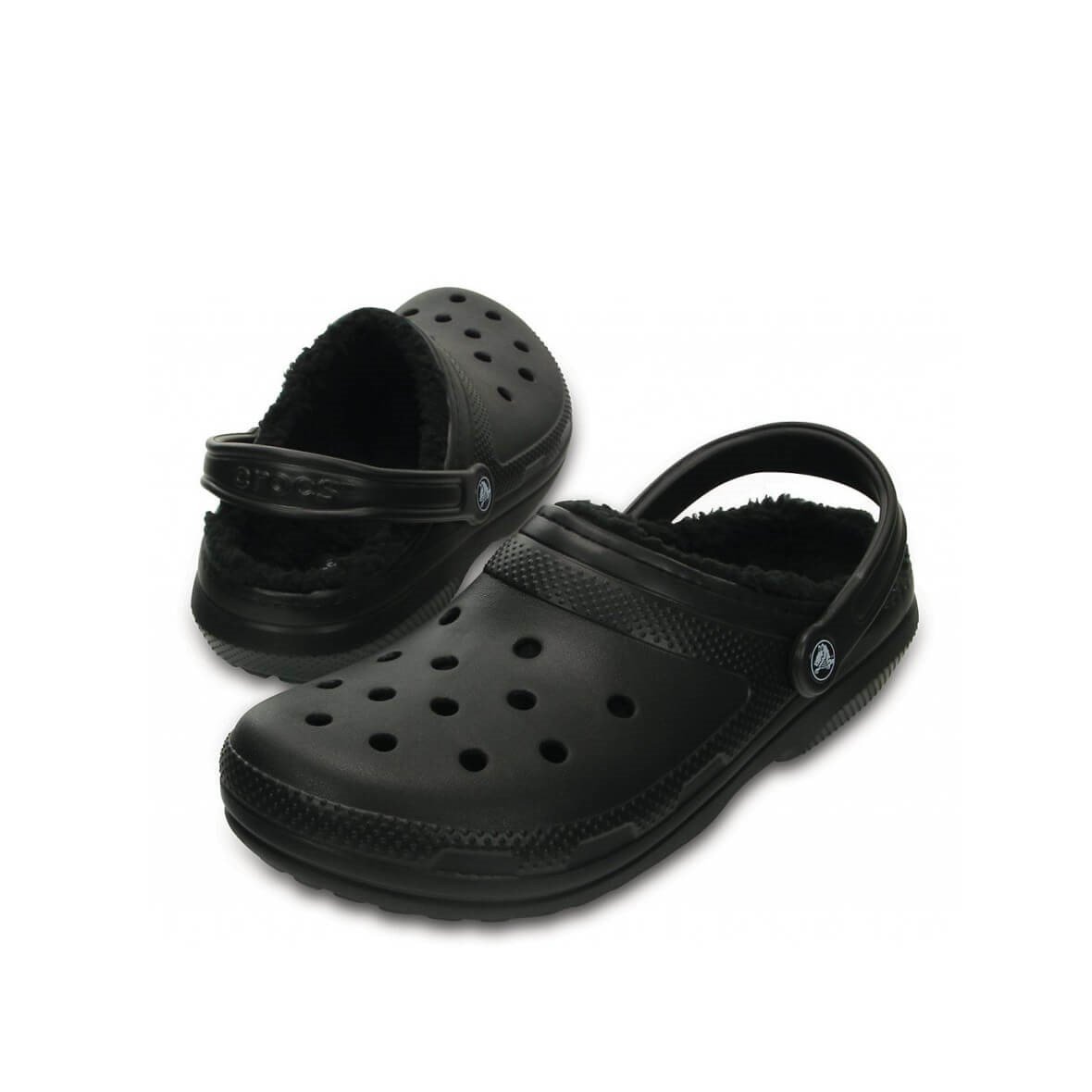 Crocs Classic Lined Clog Erkek Terlik & Sandalet - Siyah