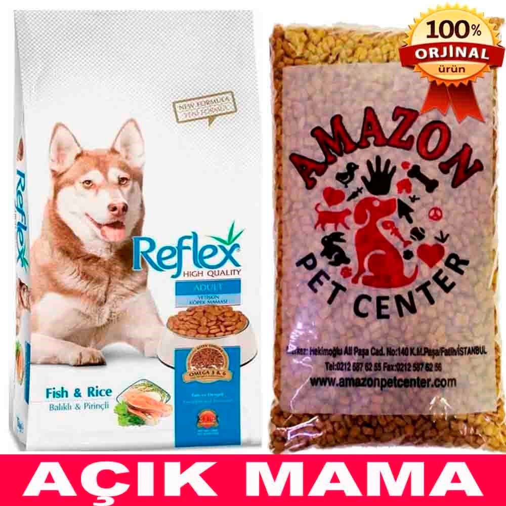 Reflex Balıklı Yetişkin Köpek Maması Açık 1 Kg 32102703 AMAZON PET CENTER