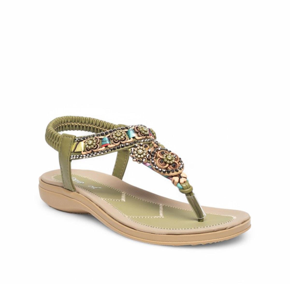 Genel Zenne Günlük Sandalet 02 Mint Yeşili