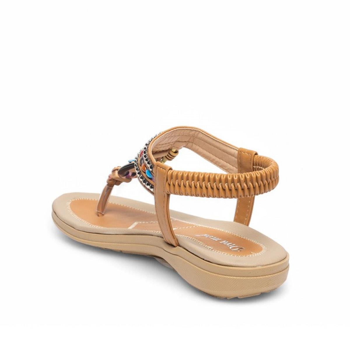 Genel Zenne Günlük Sandalet 04 Taba