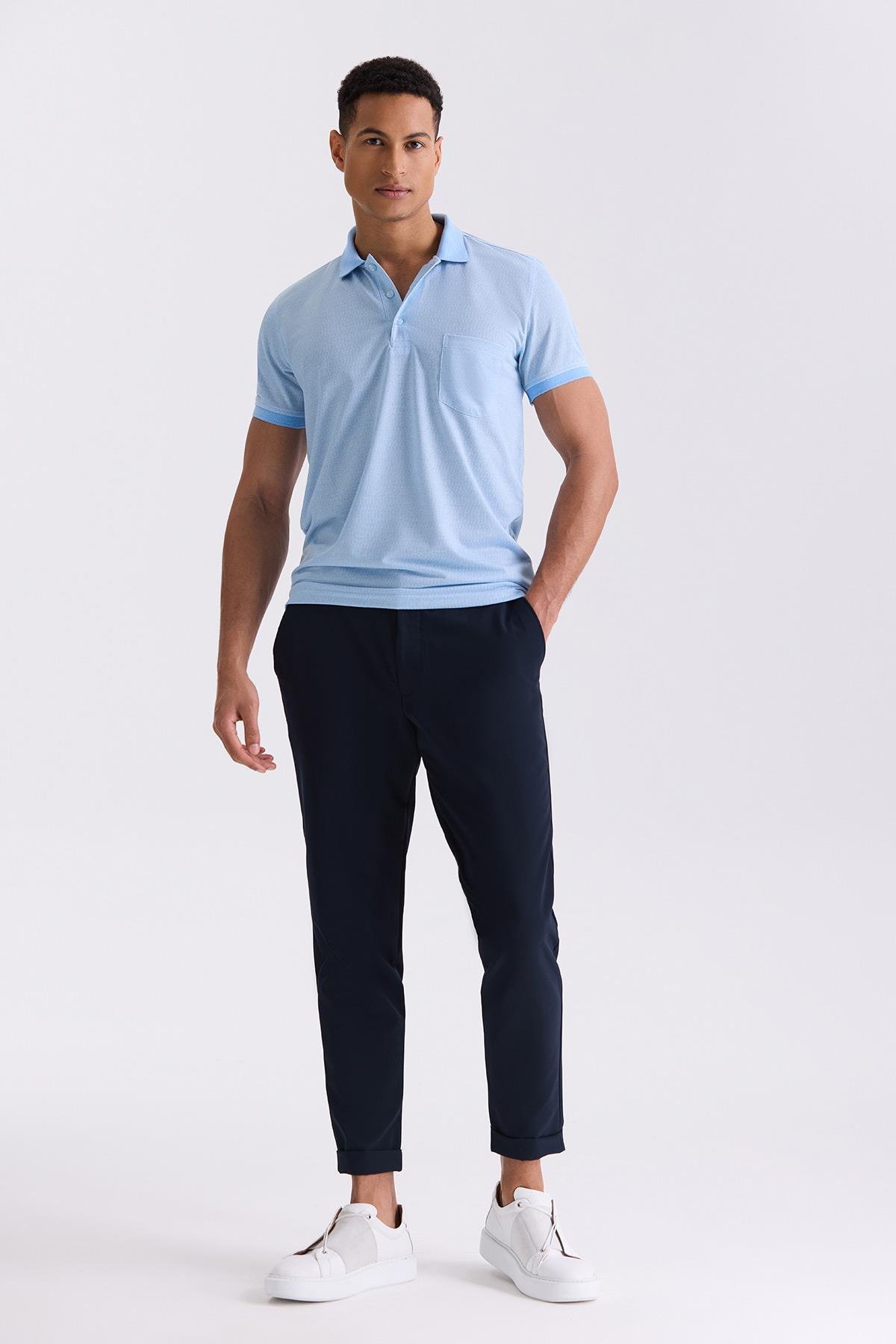 Mavi Classic Fit Cepli Desenli Polo Yaka T-Shirt