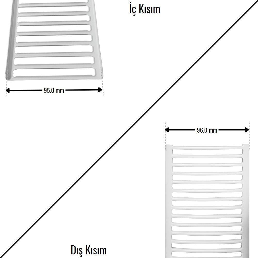 Demirdöküm Plus Panel Radyatör Üst Kapak Izgarası - Orijinal Demirdöküm Petek Üst Izgara Tip 22