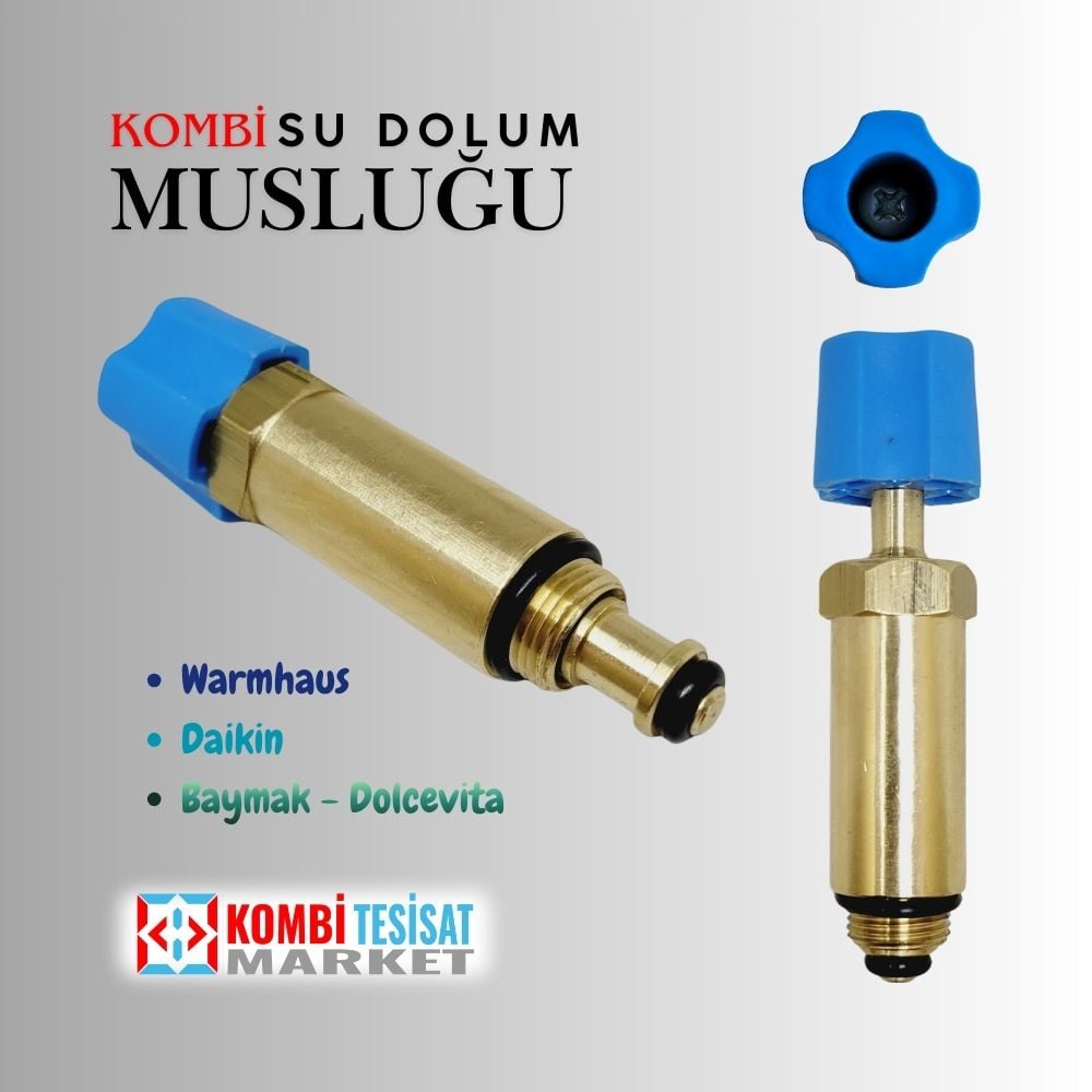 Warmhaus-Daikin-Baymak-Dolcevita Kombi Su Doldurma Musluğu