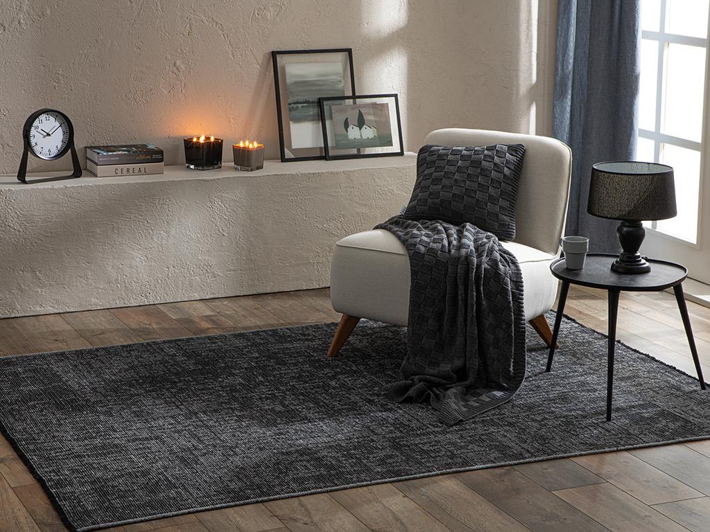 Absy Zen Covor, Țesut, 120*180 Cm, Albastru İnchis