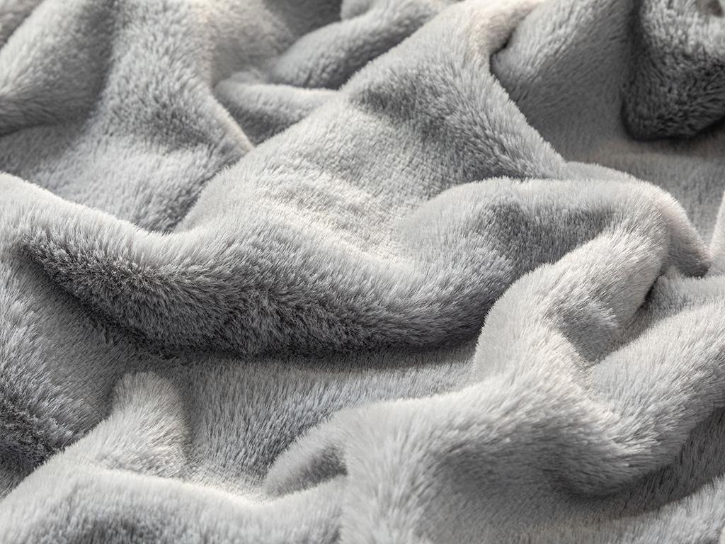 Amor Plush Chair Shawl Gray