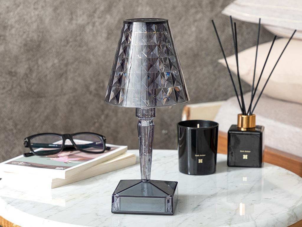 Brilliant Lampă Decorativă Cu Led, 26 Cm, Gri Închis