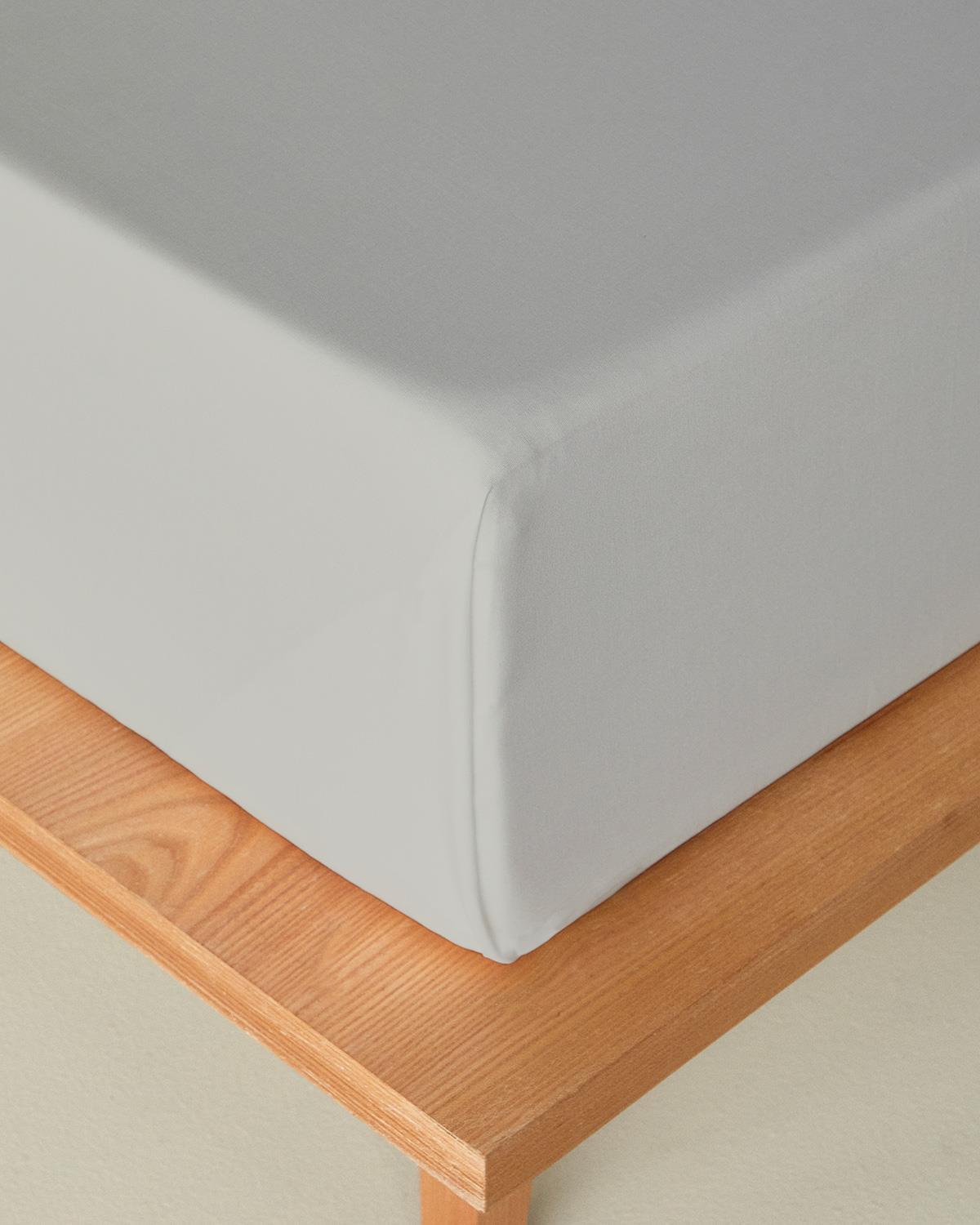 Novella Premium Soft Cotton Pentru o persoana  CEARȘAF 160x240 cm Сиво