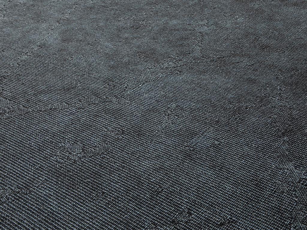 Covor țesut, Fringe, 120x180 cm, bumbac, bleumarin