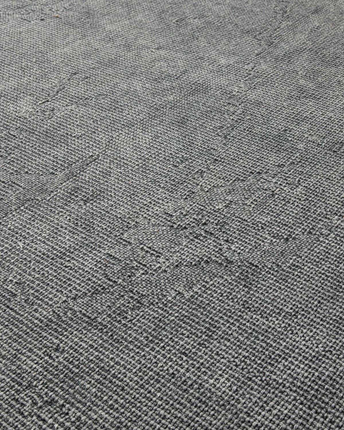Fringe Covor, Bumbac, 80*150 Cm, Gri Închis