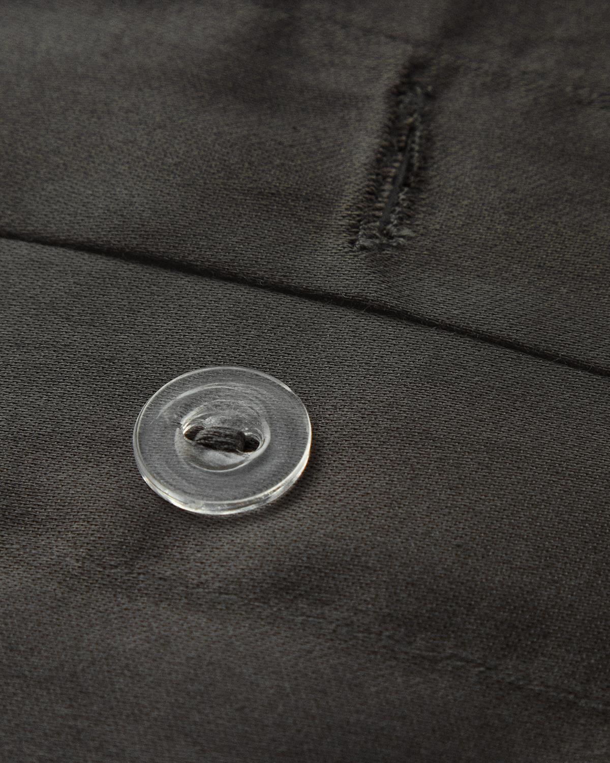 Cotton Satin King Size Duvet Cover 240x220 cm Anthracite
