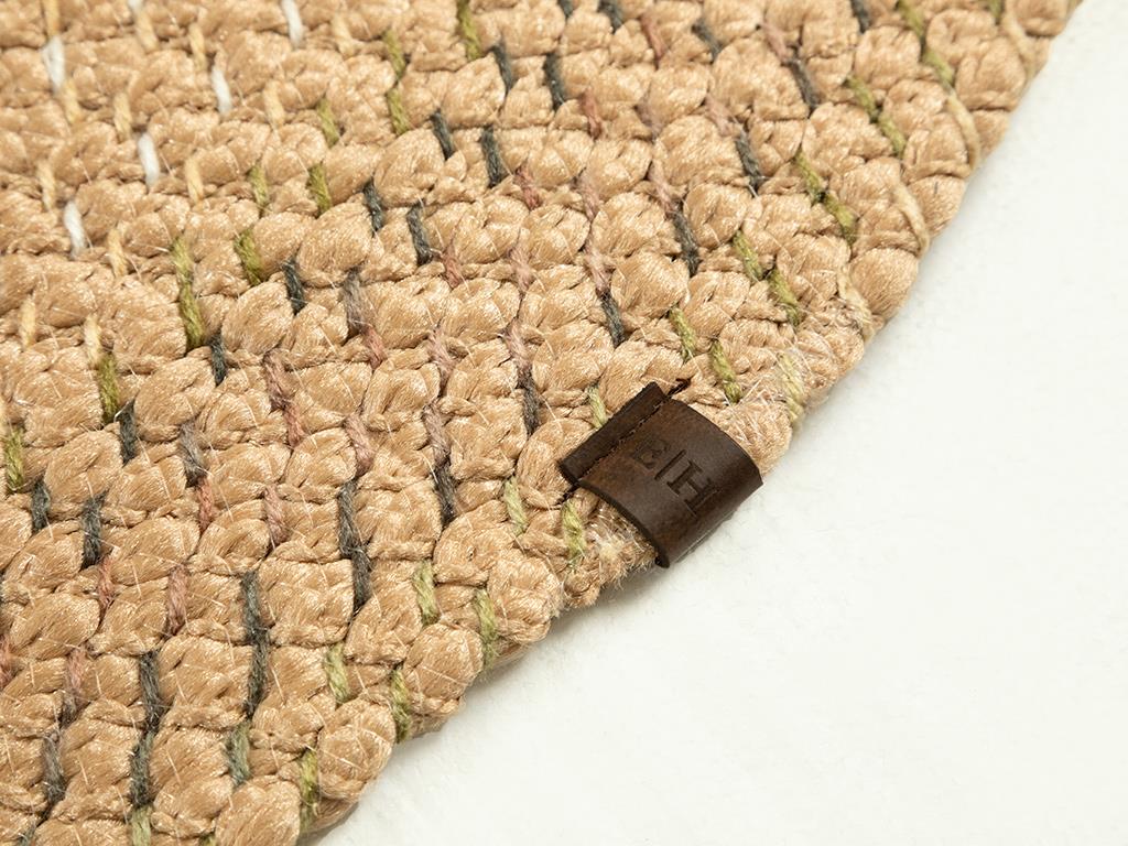 Kenzie Iută Covor Decorativ Din İută 120x120 cm Multicolor.