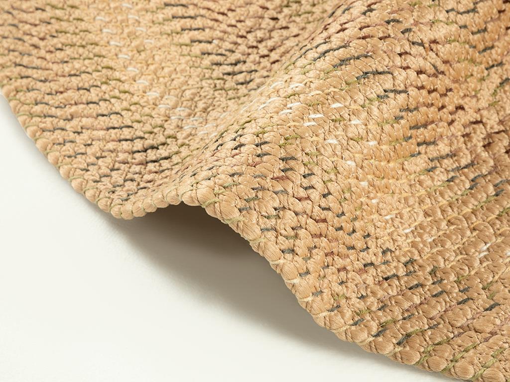 Kenzie Jute Decorative Jute Carpet 120x120 cm Multicolor