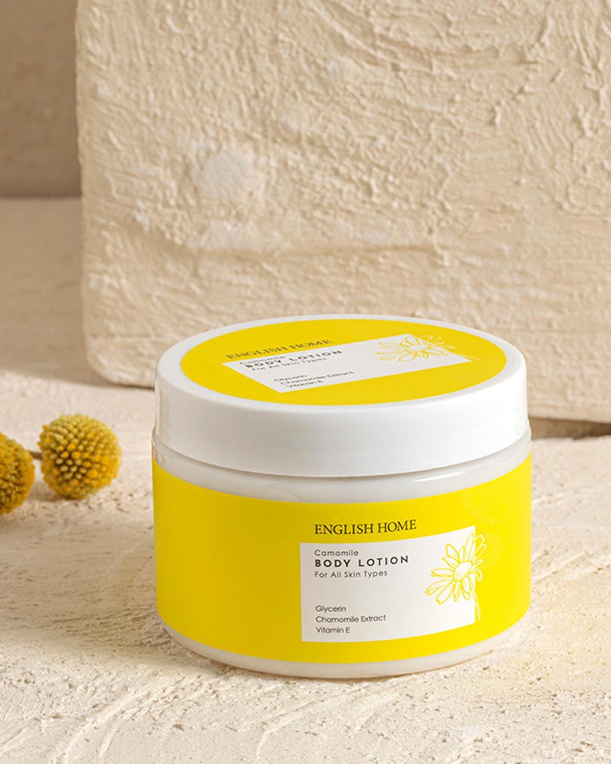 Lotiune de corp pentru toate tipurile de piele, Camomile, 300 ml, galben