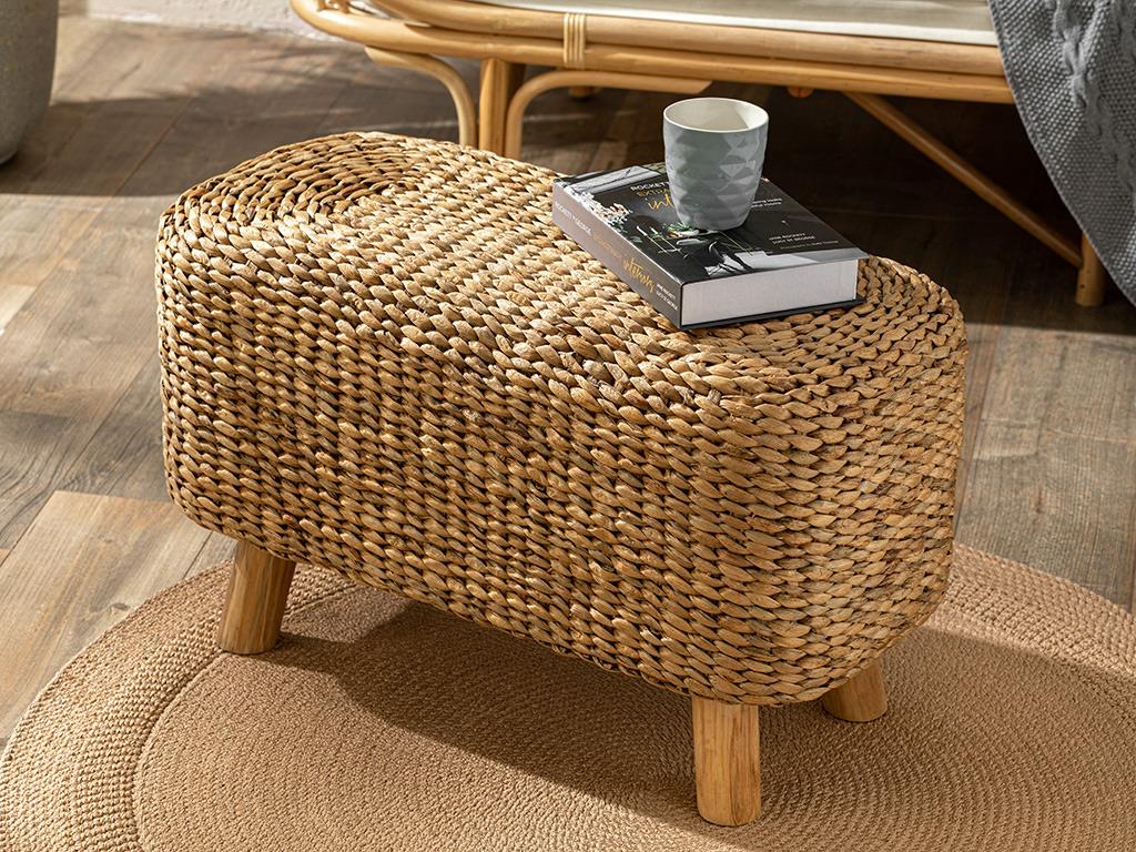 Natural Masă De Cafea , 75*36*45 Cm, Albastru-Beige
