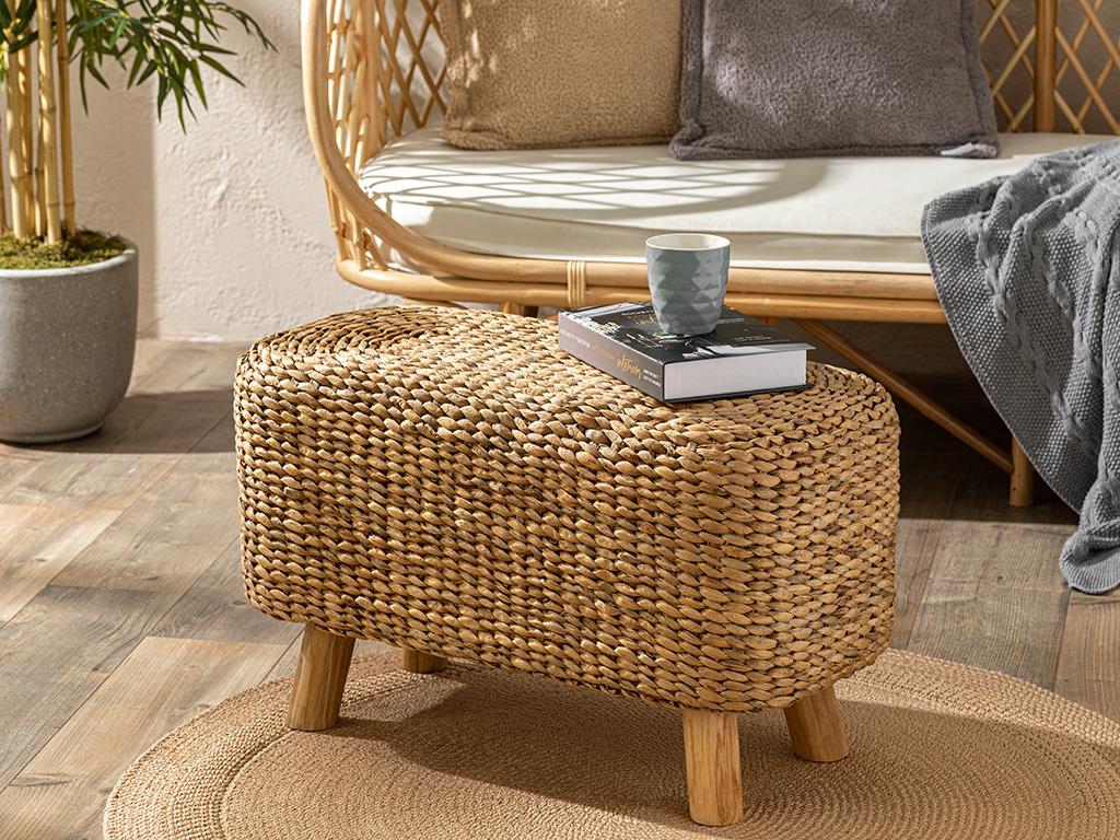 Natural Masă De Cafea , 75*36*45 Cm, Albastru-Beige