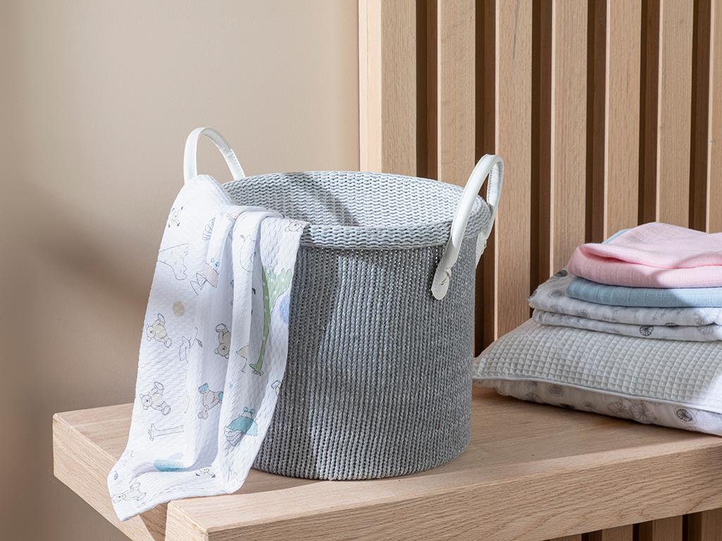 Oxford Coș , 28*28*25 Cm, Albastru İnchis