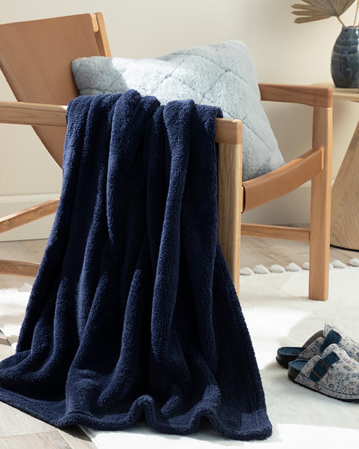 Softy Wellsoft Tv Blanket 120x170 cm Gece Mavisi