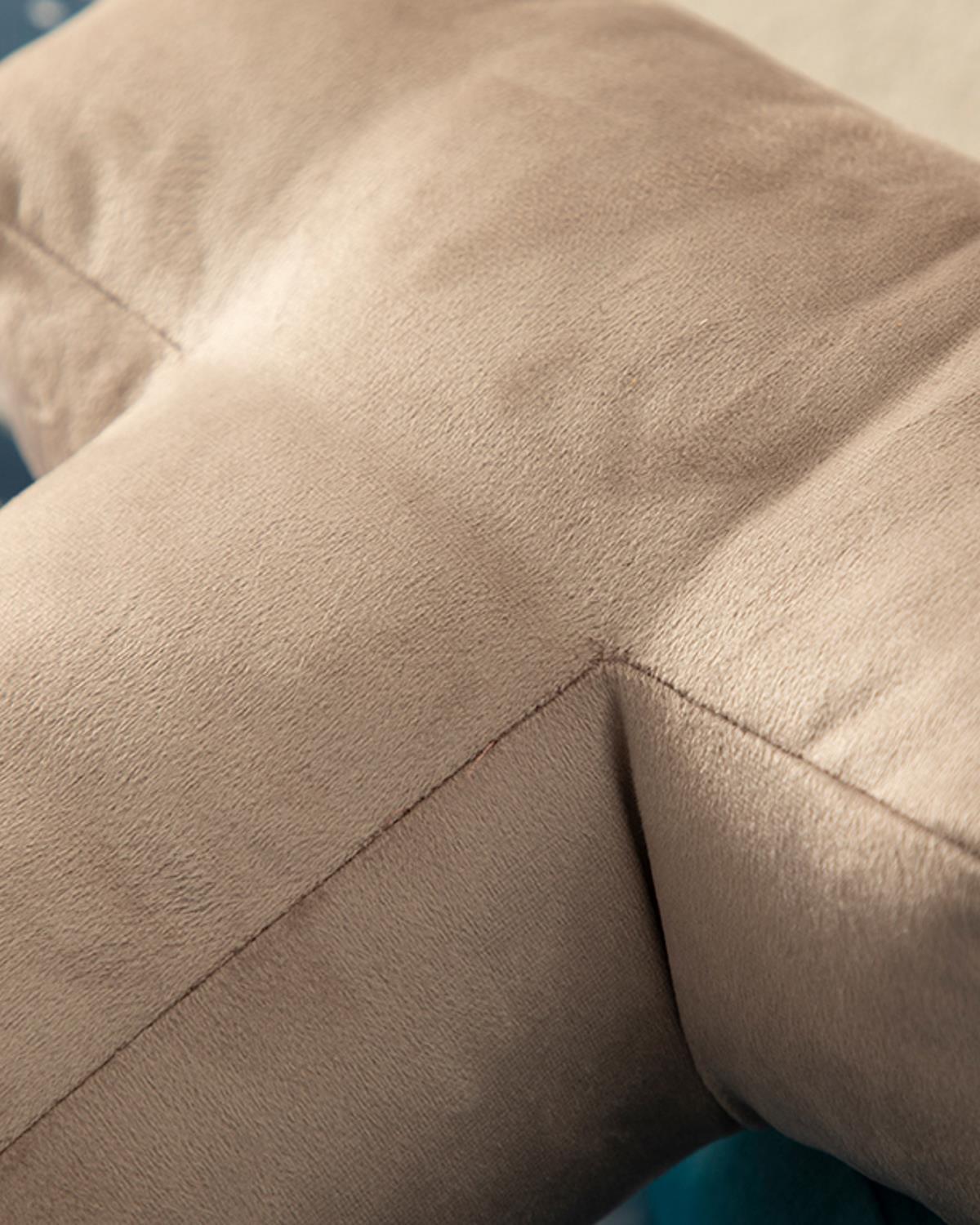 T Decorative Cushion 39x34 cm Beige