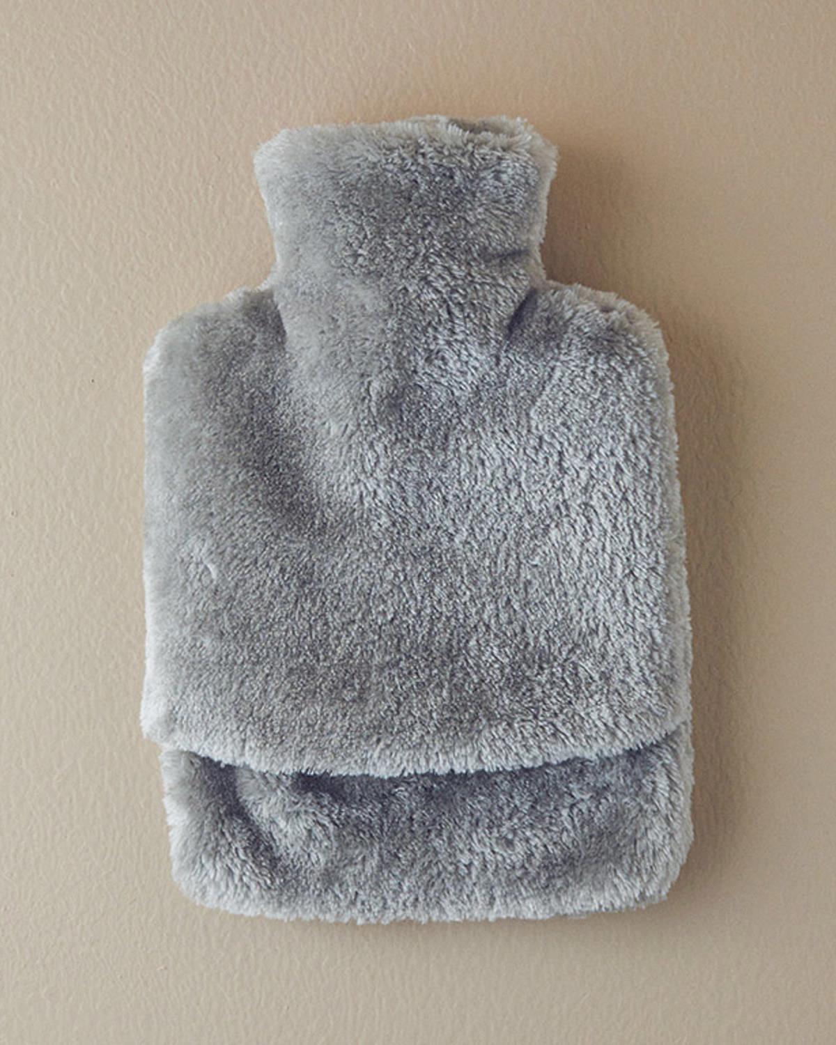 Perna pentru apa calda, Softy, poliester, 37x27 cm, gri