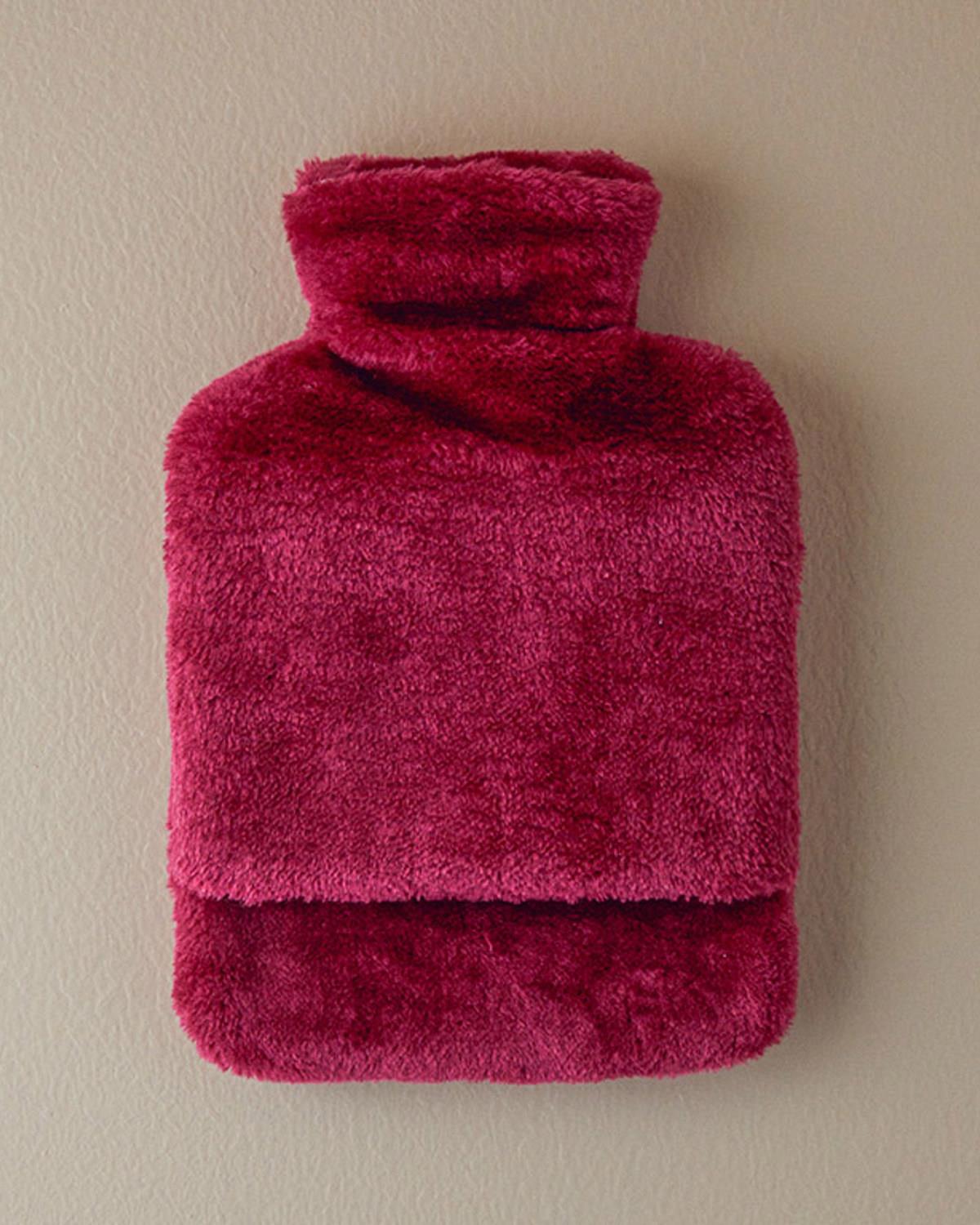 Perna pentru apa calda, Softy, poliester, 37x27 cm, bordo
