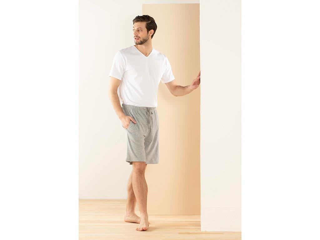 Relax Grey Pantaloni Pijama, Bumbac Poliester, S, Albastru İnchis
