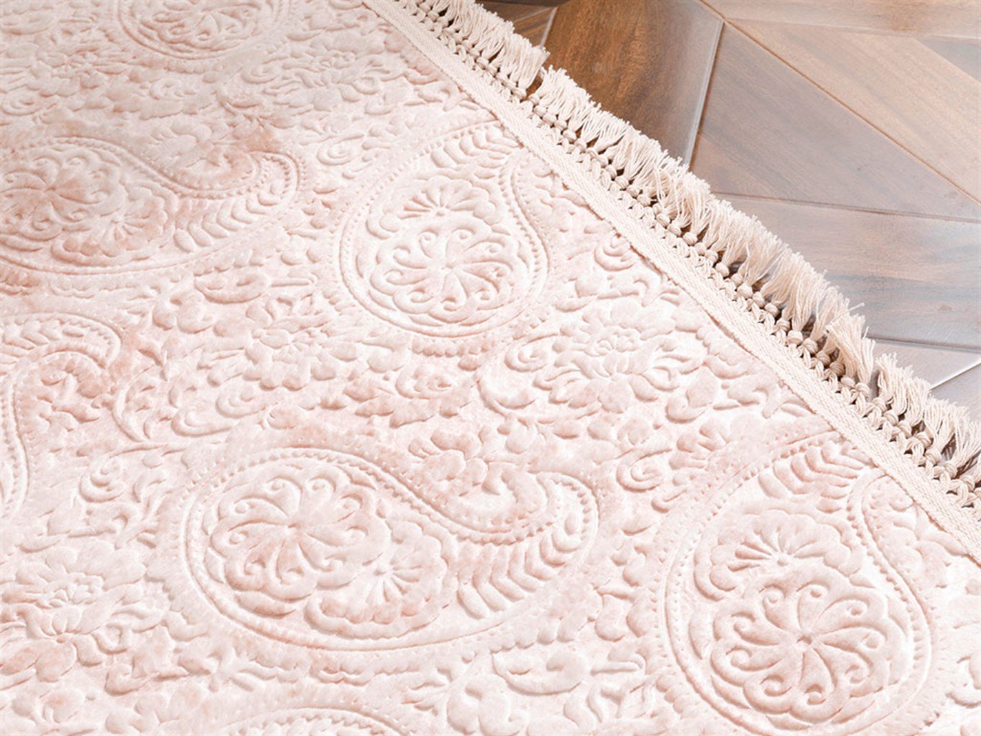 Şal Desen Poliester  COVOR 80x150 cm Salmon