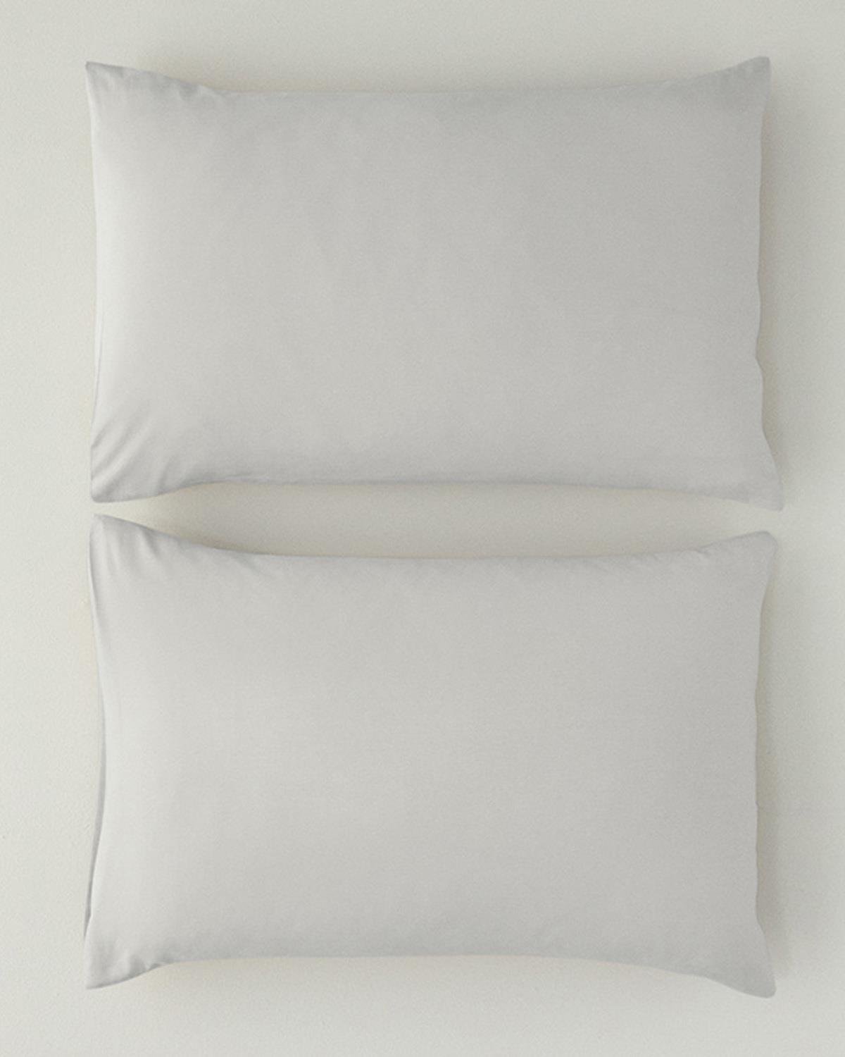 Set 2 fețe de pernă, Novella, bumbac-viscoză, 50x70 cm, gri