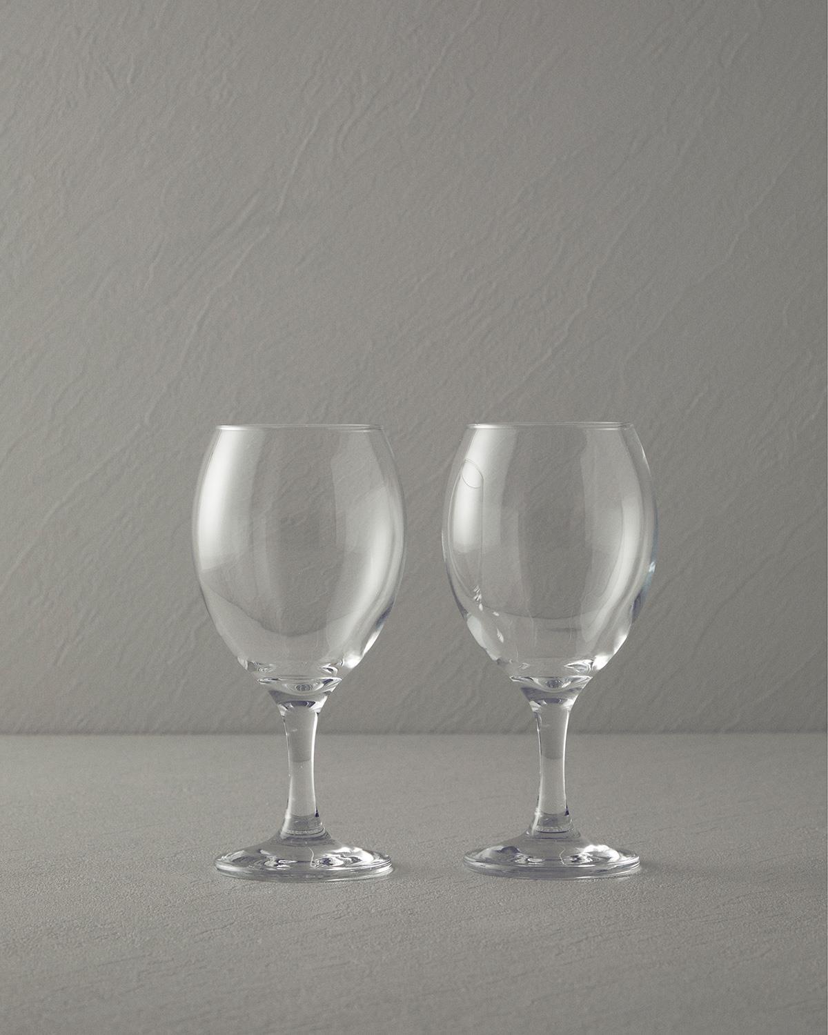 Set 2 Pahare de vin, Essence, sticlă, 390 ml, transparent