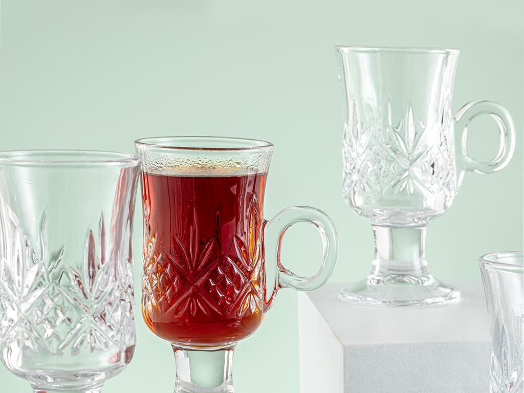 Set 4 Pahare pentru apă, Noa, sticlă, 175 ml, transparent
