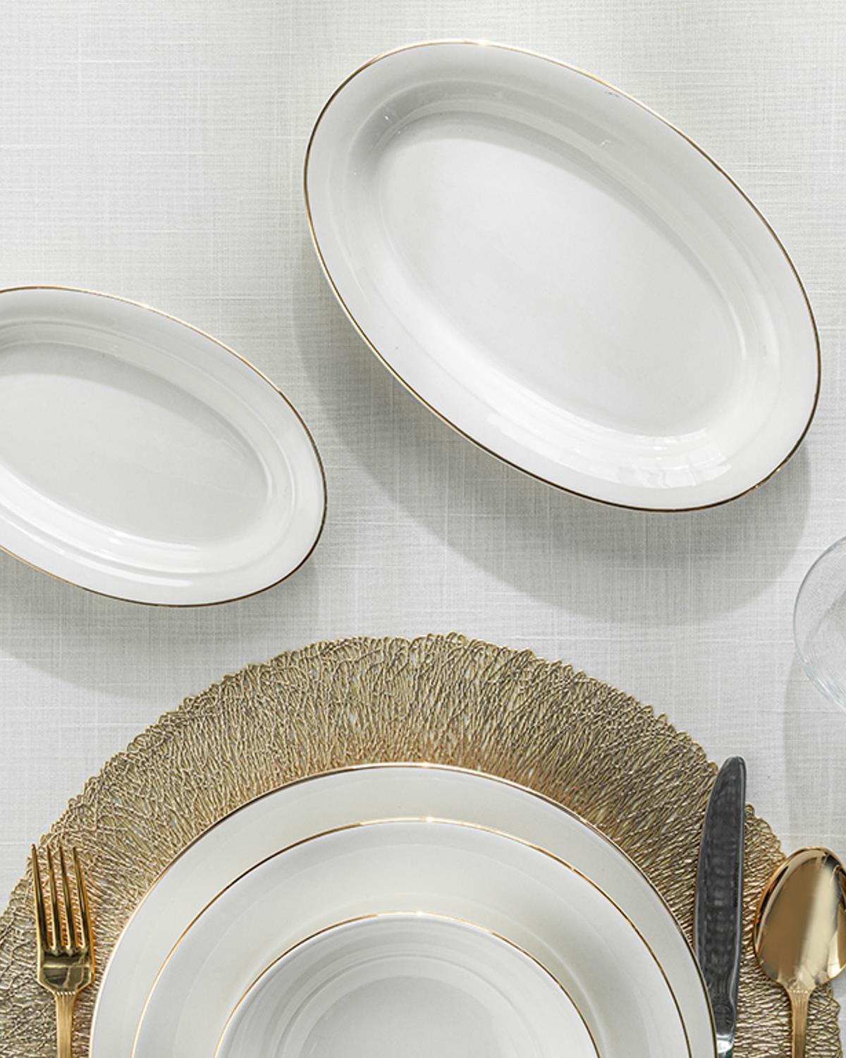 Sirius Porcelain Platter 20 cm Gold