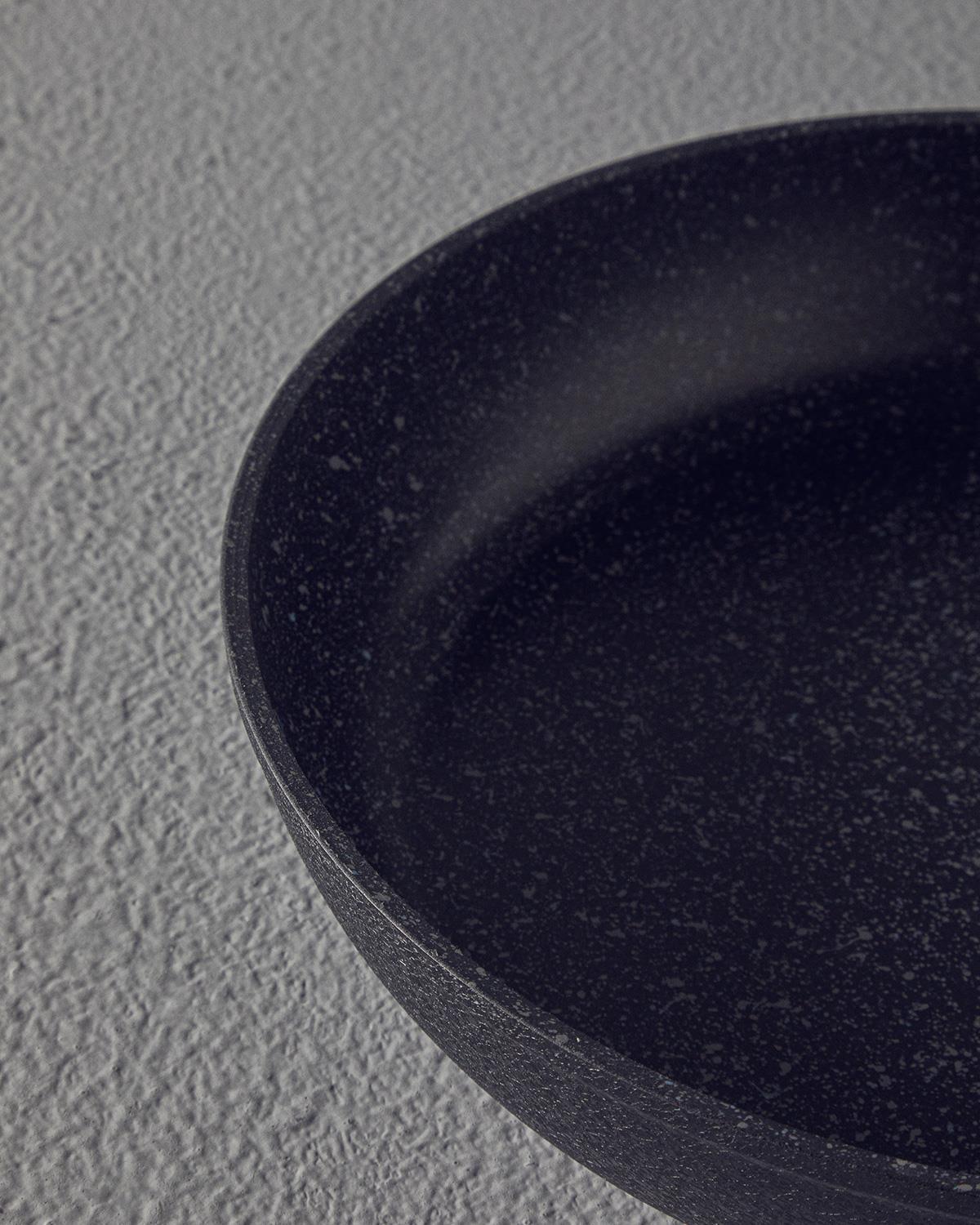 Charm Granite Fry Pan 26 cm Black