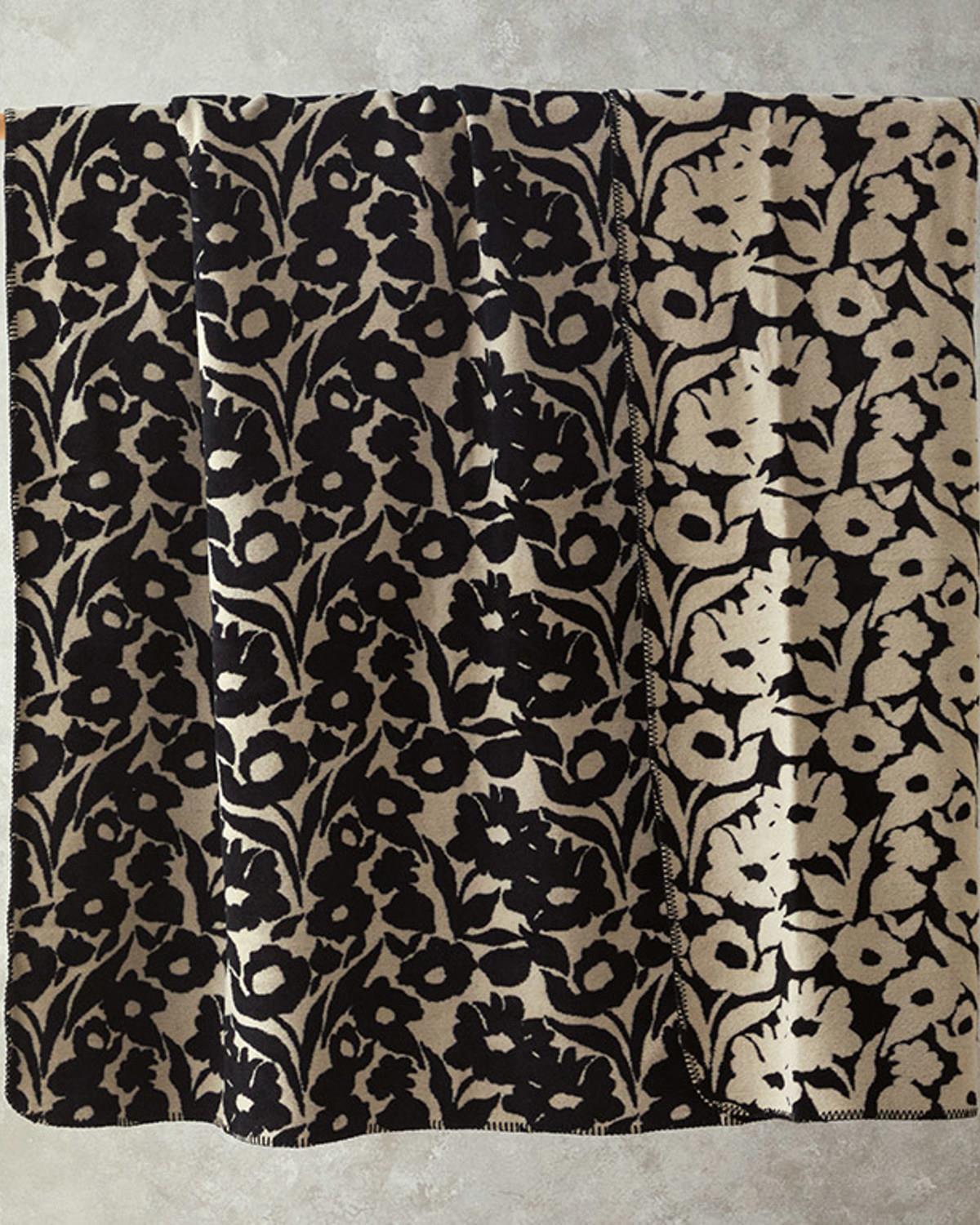 Cotton King Size Blanket 220x240 cm Black