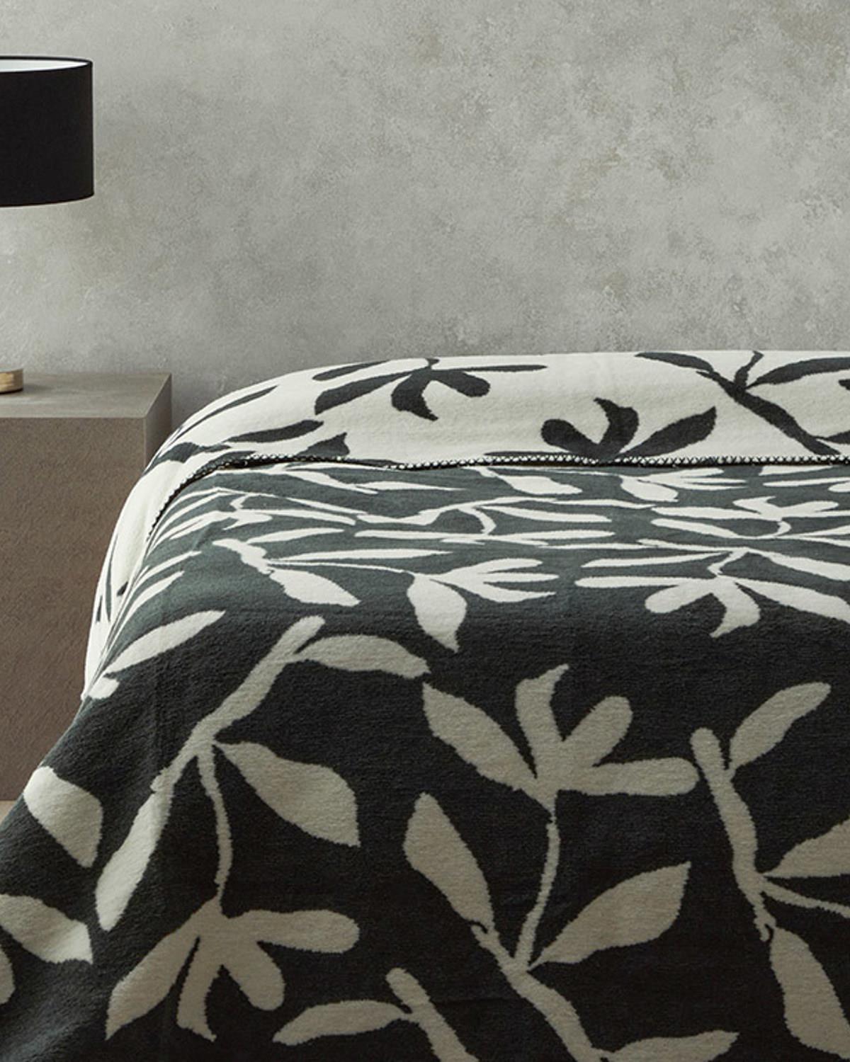 Cotton King Size Blanket 220x240 cm Koyu Yeşil