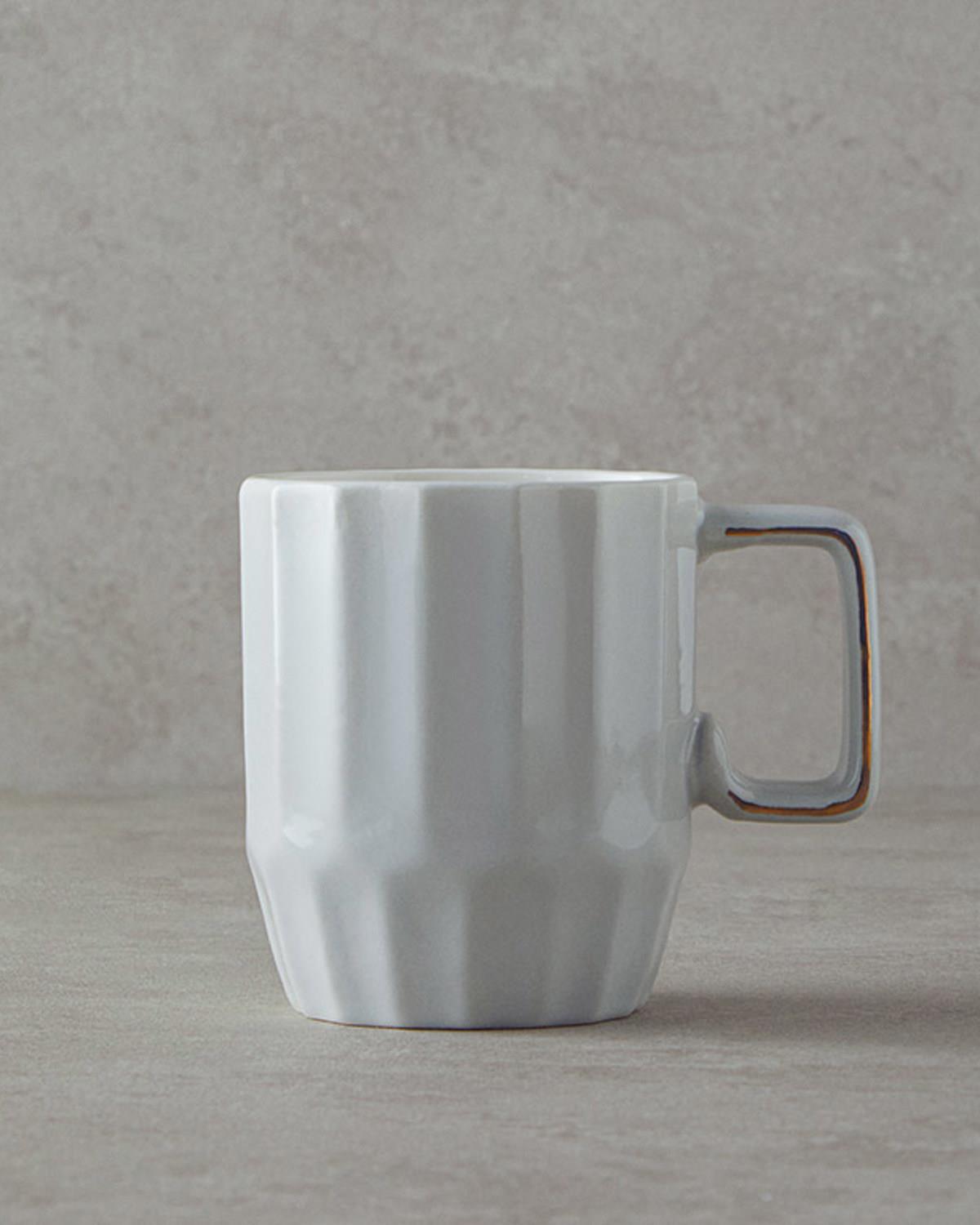 New Bone China Cup 270 ml Gray