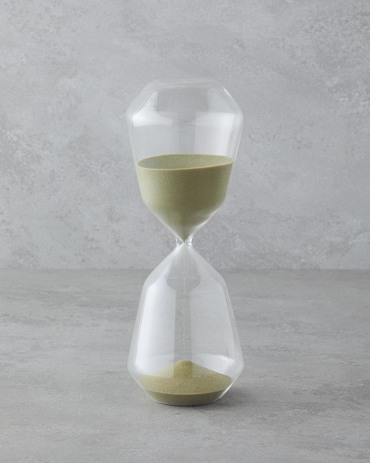 Bonita Hourglass 9x9x24,5 cm Beige