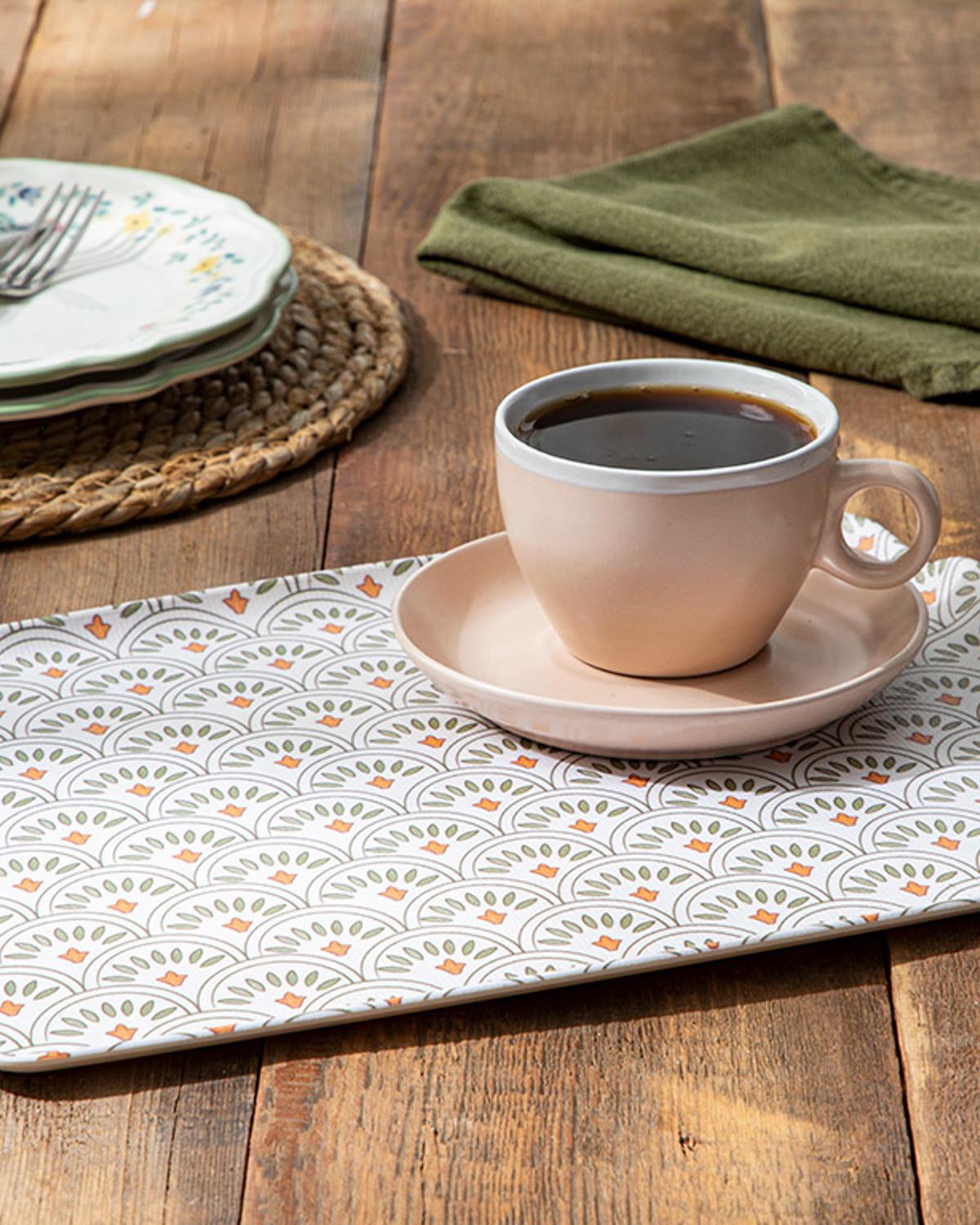 Breeze Melamine Nonslip Tray 37x27 cm Green