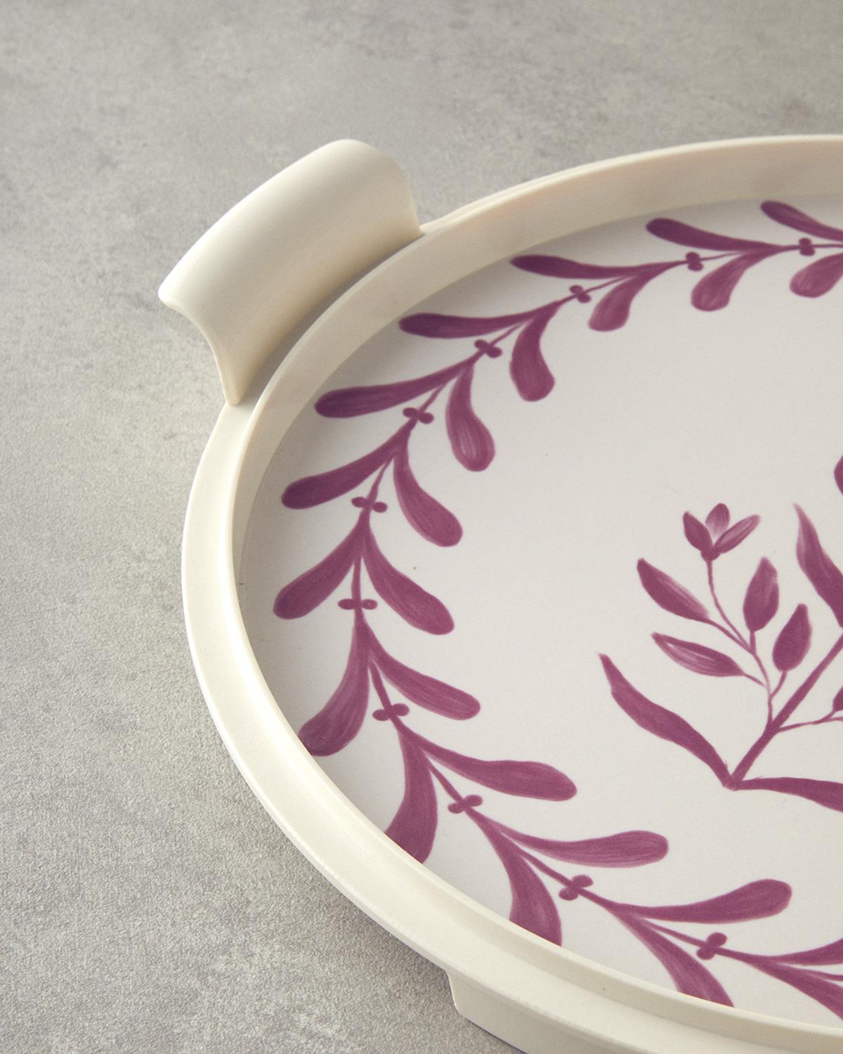 Melamine Cake Stand 30 cm Fuchsia