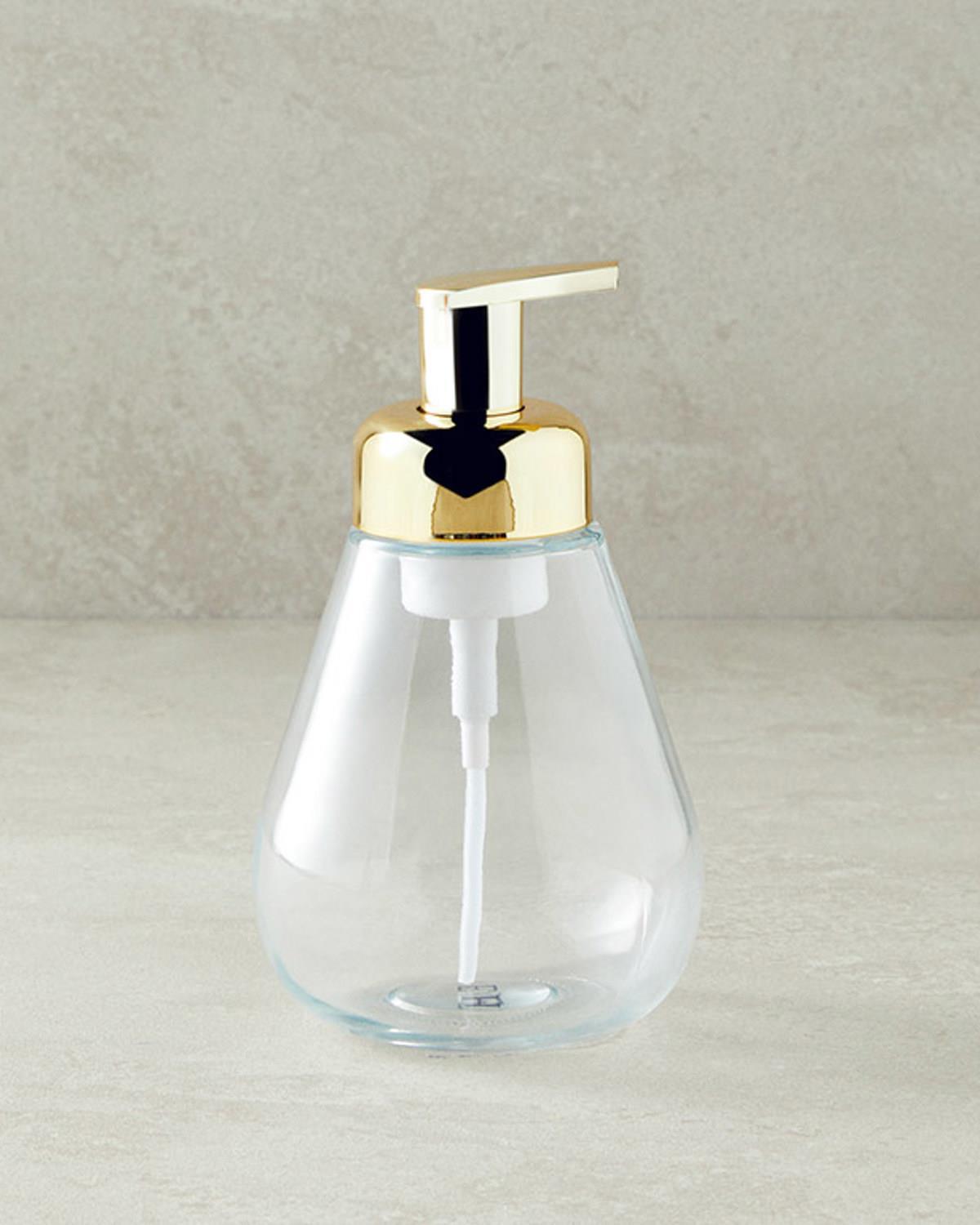 Debora Glass Bathroom Soap Dispenser 10x10x17cm Transparent