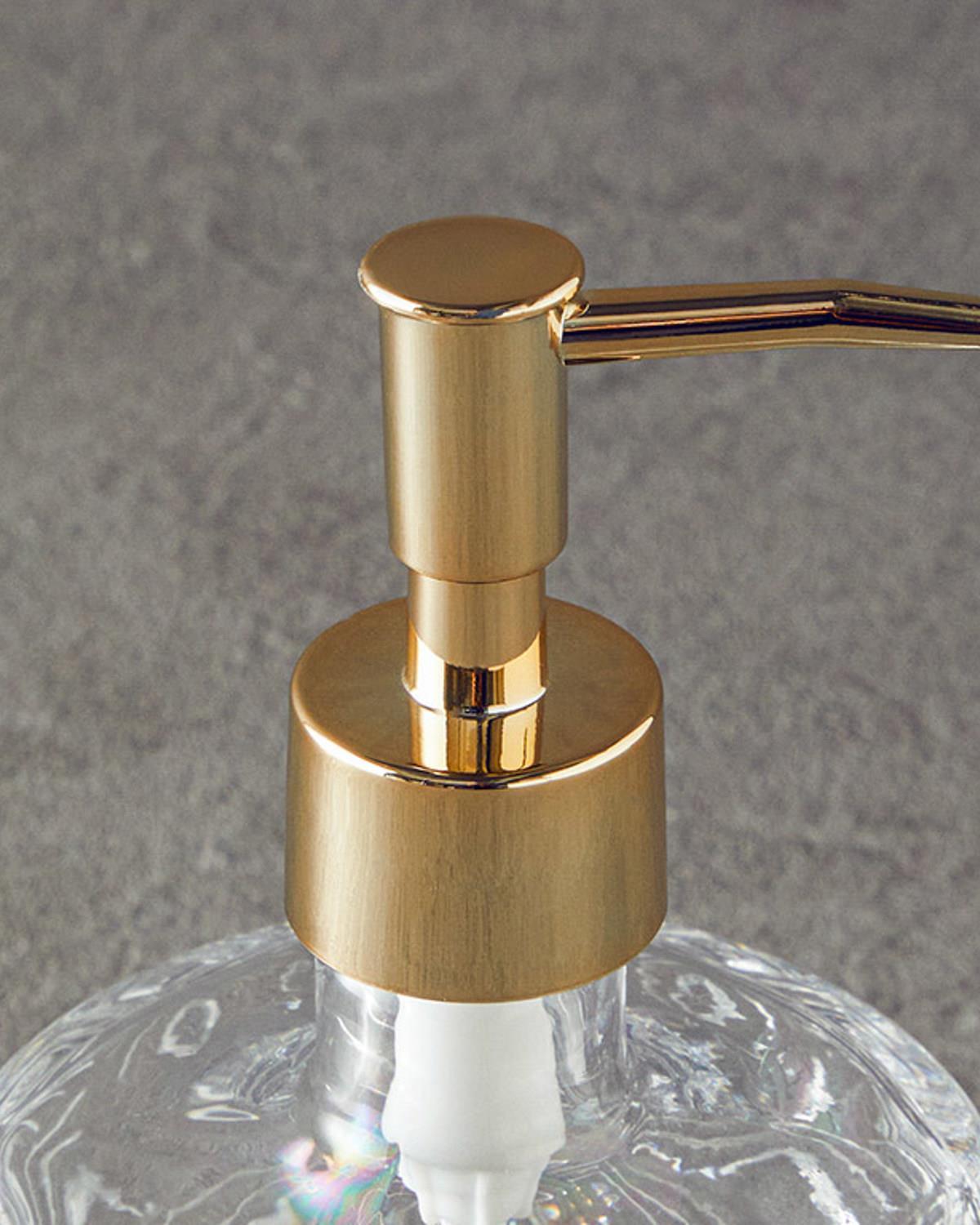 Crystal Glass 3 pcs Bathroom Set Transparent