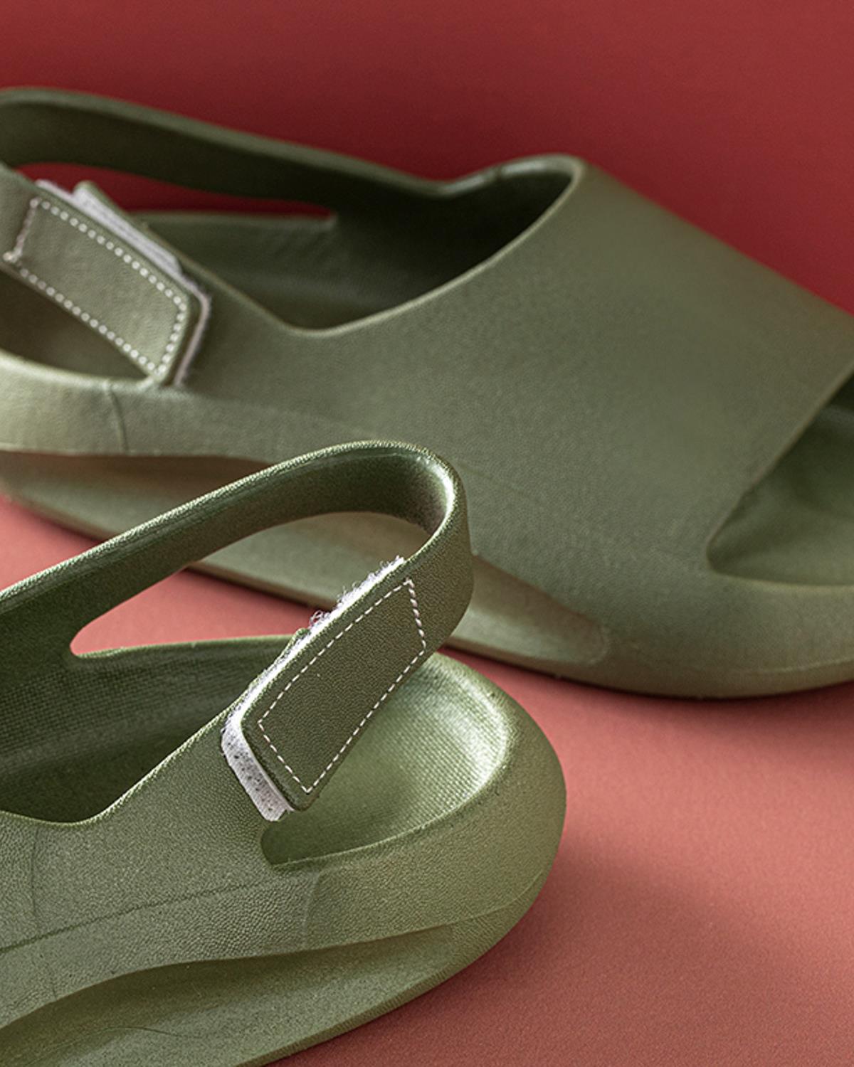 Funny Sandals for Kids 34 Khaki