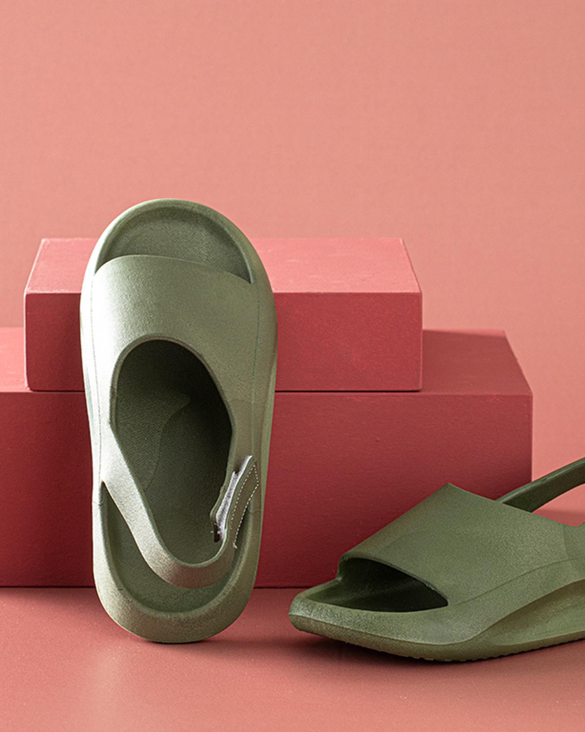 Funny Sandals for Kids 34 Khaki