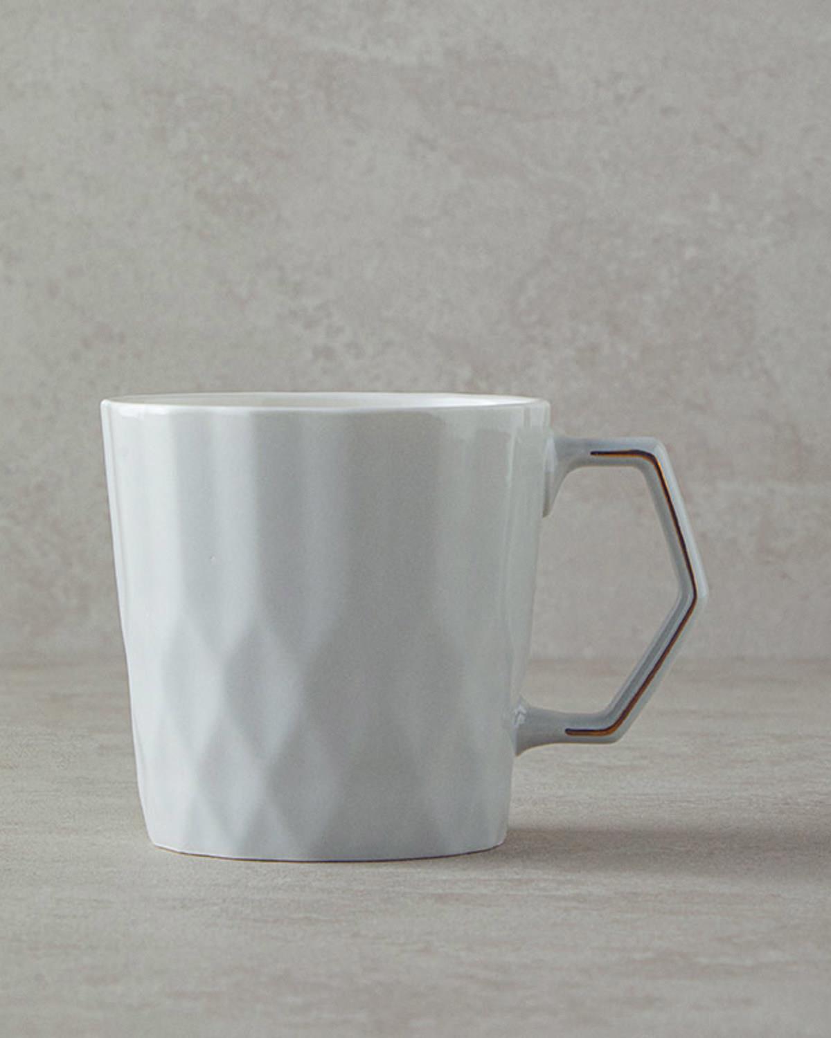 New Bone China Cup 350 ml Gray