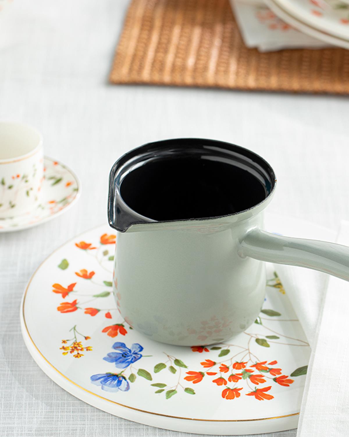 Isidora Джезве Емайлиран, Зелено, 500 Ml