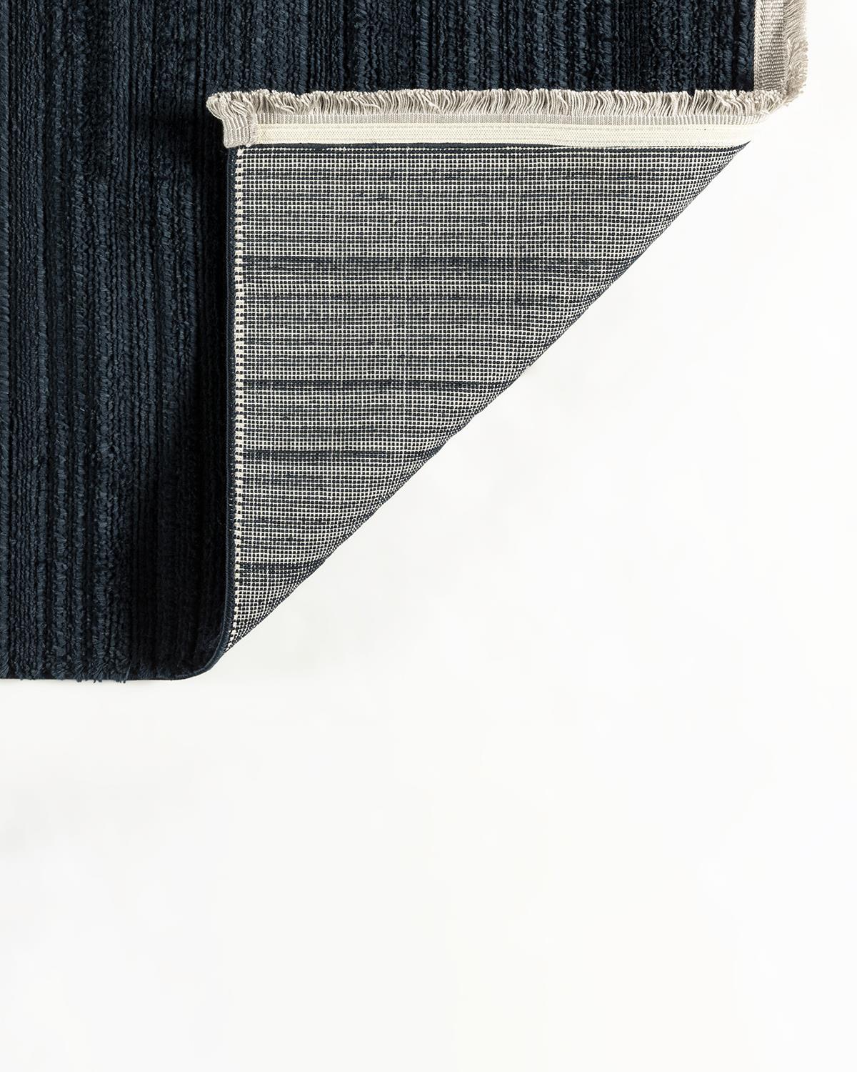 Lina Plushy Carpet 155x230 cm Navy Blue