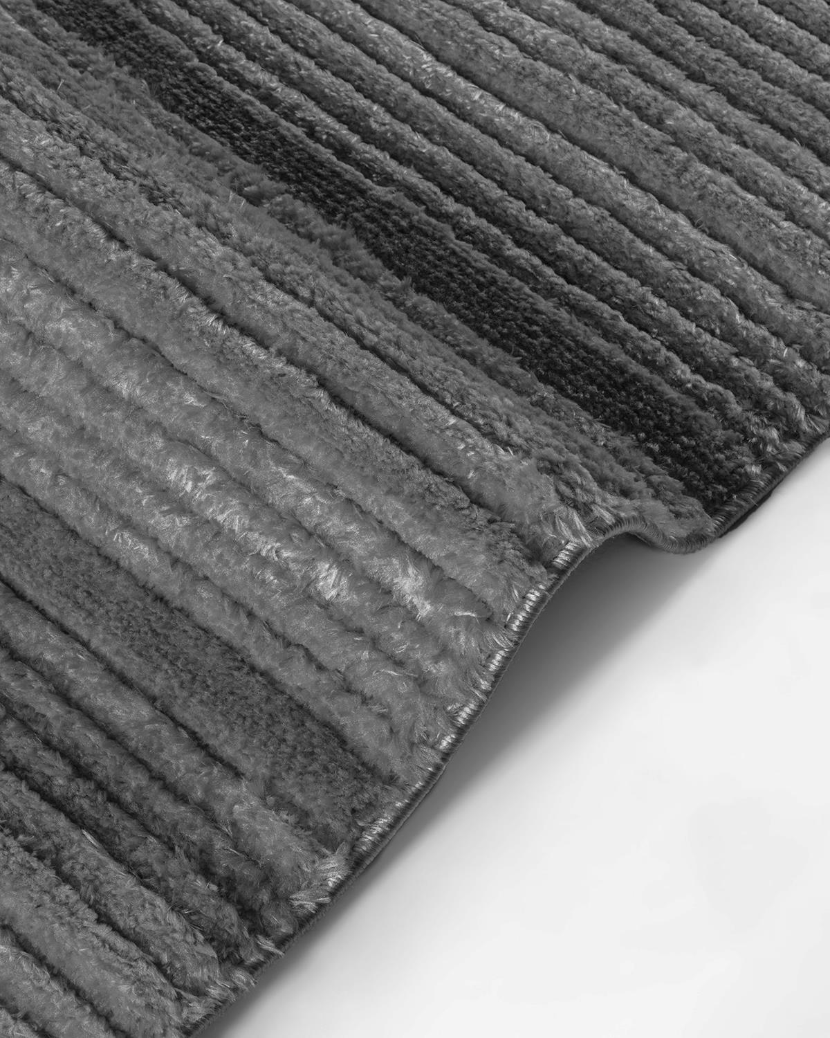 Lina Plushy Carpet 155x230 cm Anthracite